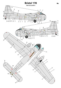 Model kit 1/72 Bristol 170 Freighter Mk.31 (FLY)