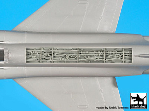 Additions (3D resin printing) 1/72 McDonnell F-4J Phantom spine (designed to be used with Academy kits) 