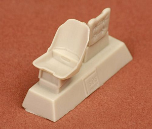 Additions (3D resin printing) 1/48 Fw-190 seats without harness (2 pcs.)