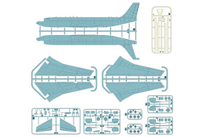 Model kit 1/144 Boeing 707-321 Pan American (Roden)