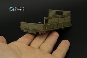 GMC CCKW 353 (open cab) 3D-Printed & coloured Interior on decal paper (Tamiya)