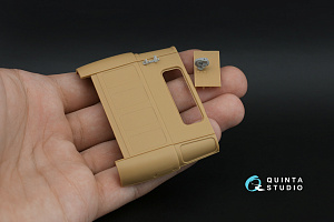 KrAZ-260 3D-Printed & coloured Interior on decal paper (Takom) (with 3D-printed resin parts)
