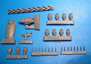Additions (3D resin printing) 1/48 Supermarine "Walrus" Engine (Airfix) (Vector)