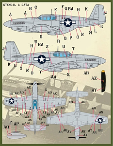 Decal 1/48 Colors & Marking of North-American P-51s Part I (Furball Aero-Design)