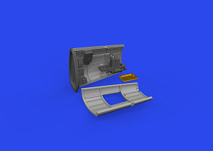 Additions (3D resin printing) 1/72 Messerschmitt Bf-109G radio compartment 3D-Printed (designed to be used with Eduard kits) 