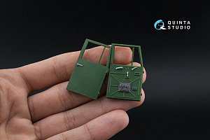 KrAZ-255B 3D-Printed & coloured Interior on decal paper (Roden) (with 3D-printed resin parts) 