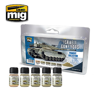 Israeli Conflicts Pigment Collection (30mLx5) (Ammo Mig)