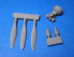 Additions (resin parts) 1/48 P-36/H-75 propeller (Vector) 