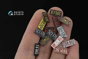 Southeastern U.S. License Plates 1940-1950 (All kits) (with metal base)