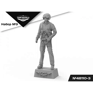 Figures (resin) 1/48 MODERN PILOTS RUSSIA AIR FORCE (SIRIYA, SMO) SET No. 3-3 (Temp Models)