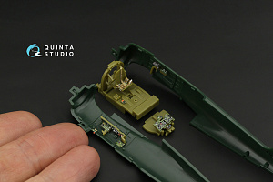 A6M5 Zero (Nakajima Prod.) 3D-Printed & coloured Interior on decal paper (Fine molds)
