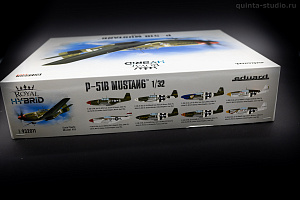 Model kit 1/32 North-American P-51B Mustang (HYBRID Edition) (Eduard kits)