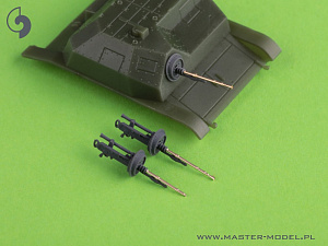 Military vehicle detailing sets (brass) 1/72 TKS Hotchkiss wz.25 with mount