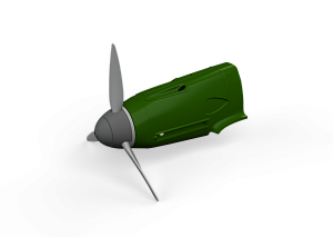 Additions (3D resin printing) 1/72 Messerschmitt Bf-109F propeller late 3D-Printed (designed to be used with Eduard kits) 
