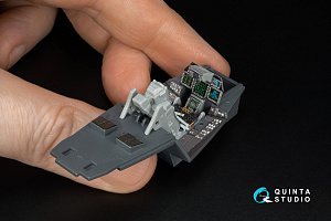 F-22 Raptor 3D-Printed & coloured Interior on decal paper (Hasegawa)