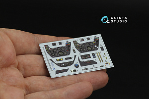 Bf 109G-5/Bf 109G-6 3D-Printed & coloured Interior on decal paper (Airfix)