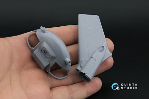 UH-1Y 3D-Printed & coloured Interior on decal paper (Academy) (Small version)