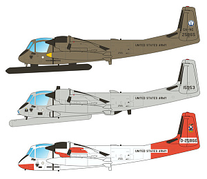 Decal 1/72 Grumman OV-1 Mohawk (Caracal Models)