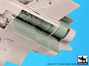 Additions (3D resin printing) 1/48 McDonnell F-4B Phantom Engine (designed to be used with Tamiya kits) 