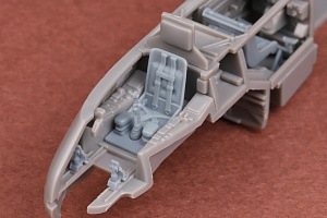 Additions (3D resin printing) 1/72 Messerschmitt Me-410A-1/U-2 & U4 cockpit upgrade parts (designed to be used with Airfix kits)