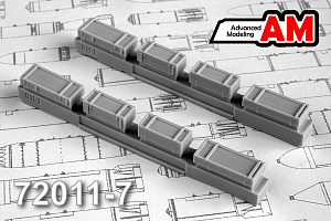 Additions (3D resin printing) 1/72 NAR C-5 container (Advanced Modeling) 