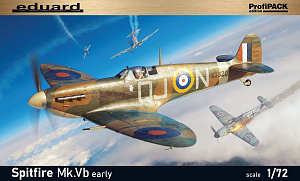 Model kit 1/72 Supermarine Spitfire Mk.Vb ProfiPACK edition (Eduard kits) (damage box)