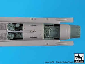 Additions (3D resin printing) 1/48 Lockheed-Martin F-16C Fighting Falcon engine (designed to be used with Tamiya kits) 