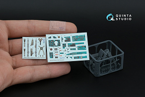 MiG-21SMT Fishbed-K 3D-Printed & coloured Interior on decal paper (Eduard) (with 3D-printed resin parts)