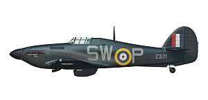 Model kit 1/48 Hawker Hurricane Mk.IIb (Arma Hobby)