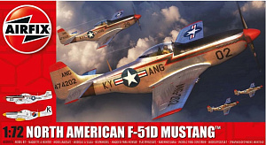 Model kit 1/72 North-American F-51 Mustang [P-51D] (Airfix)