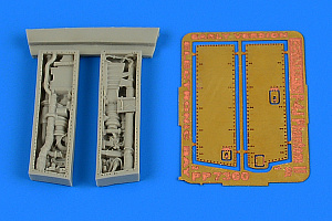 Additions (3D resin printing) 1/72 McDonnell F-4J Phantom II electronic bay (designed to be used with Academy kits)