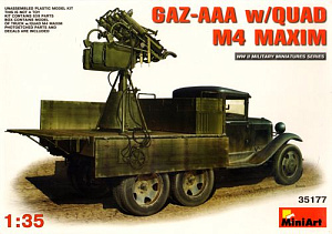 Model kit 1/35 GAZ-AAA with QUAD M4 MAXIM (MiniArt)