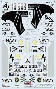 Decal 1/48 Grumman EA-6B Prowlers (2) (CAM)
