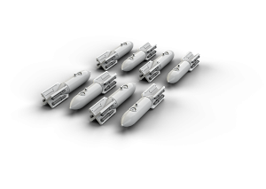 Additions (3D resin printing) 1/72 Messerschmitt Bf-110E (designed to be used with Eduard kits) This Big-Sin set