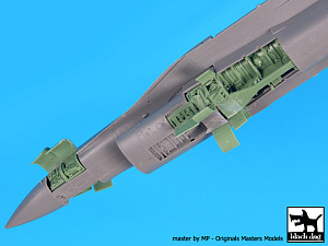 Additions (3D resin printing) 1/72  Lockheed-Martin F-16C Electronics (designed to be used with Tamiya kits) 