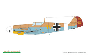 Model kit 1/72 Limited Edition AFRIKA - Messerschmitt Bf 109 (Dual Combo) (Eduard kits)