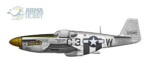 Model kit 1/72 North-America P-51B/P-51C Mustang (Arma Hobby)