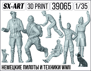 Addition (resin) 1/35 German WWII pilots and technicians (SX-Art)