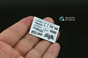 Ka-50 (blue-grey panels) 3D-Printed & coloured Interior on decal paper (HobbyBoss/ARK) (with 3D-printed resin parts)