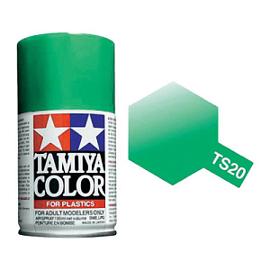Spray paint TS-20 Metallic Green (Синий металлик) (Tamiya) (100ml)