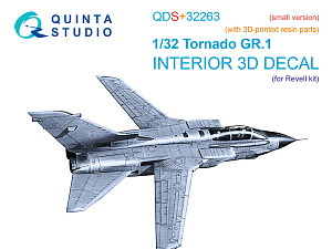Tornado GR.1 3D-Printed & coloured Interior on decal paper (Revell) (Small version) (with 3D-printed resin parts)