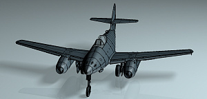 Model kit 1/72 Messerschmitt Me-262A-1a "White 3" (W.Nr. 500071) (Arma Hobby)
