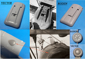 Additions (cast) 1/48 Heinkel He 51B Exterior set (for Roden/Eduard) (Vector) 