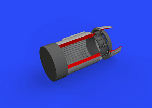 Additions (3D resin printing) 1/48 Mikoyan MiG-23ML exhaust nozzle (designed to be used with Eduard kits and Trumpeter kits) 