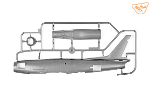 Model kit 1/48 North-American F-86A Sabre Advanced kit (Clear Prop)