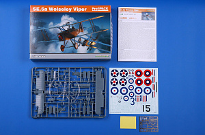 Model kit 1/48 Royal Aircraft Factory S.E.5a Wolseley "Profipack Edition" (Eduard kits)