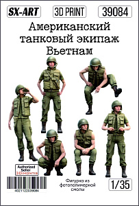 Addition (resin) 1/35 American tank crew Vietnam (SX-Art)