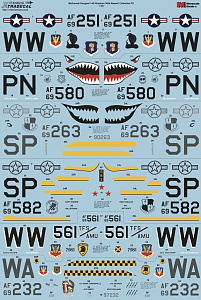 Decal 1/48 McDonnell F-4G Phantom 'Wild Weasel' Collection Pt1 (6) (Xtradecal)