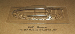 Vacu Canopy 1/48 Typhoon Mk.Ib Car Door Late (HAS) (Rob Taurus)