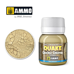 QUAKE CRACKLE CREATOR TEXTURES Scorched Sand (40mL) (Ammo Mig)